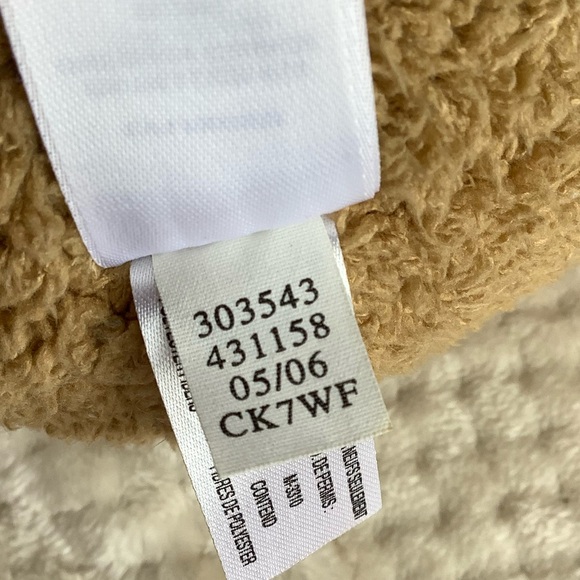 Old Navy Plush Tan Bear Stuffed Animal Toy Embroidered Nose - Picture 9 of 11